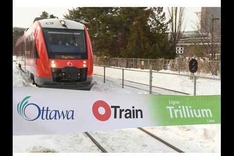 Ottawa’s C$60·3m O-Train capacity expansion project was officially completed on March 2.